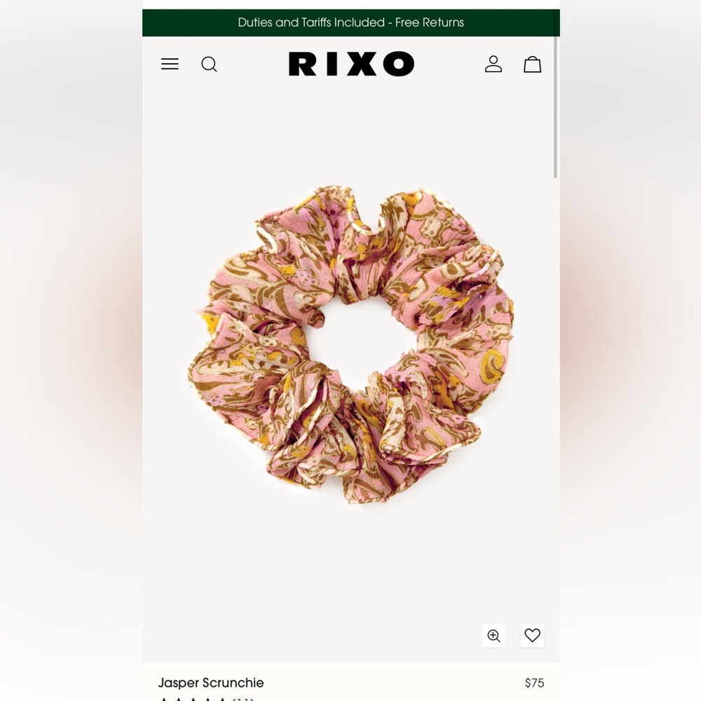 Rixo Jasper Scrunchie - Picture 3 of 3